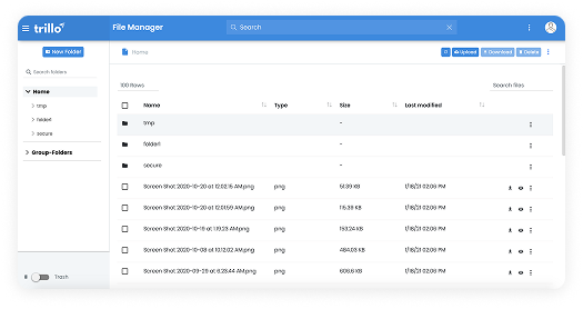 Trillo File Manager